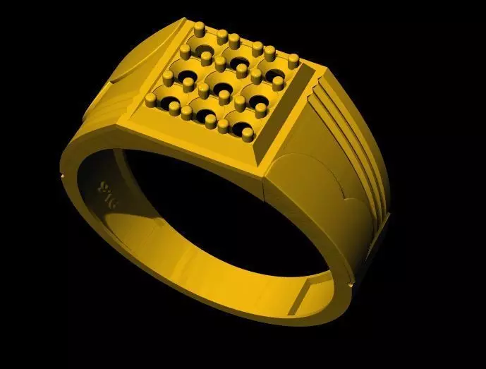 men ring 3dm file 3D print model_0