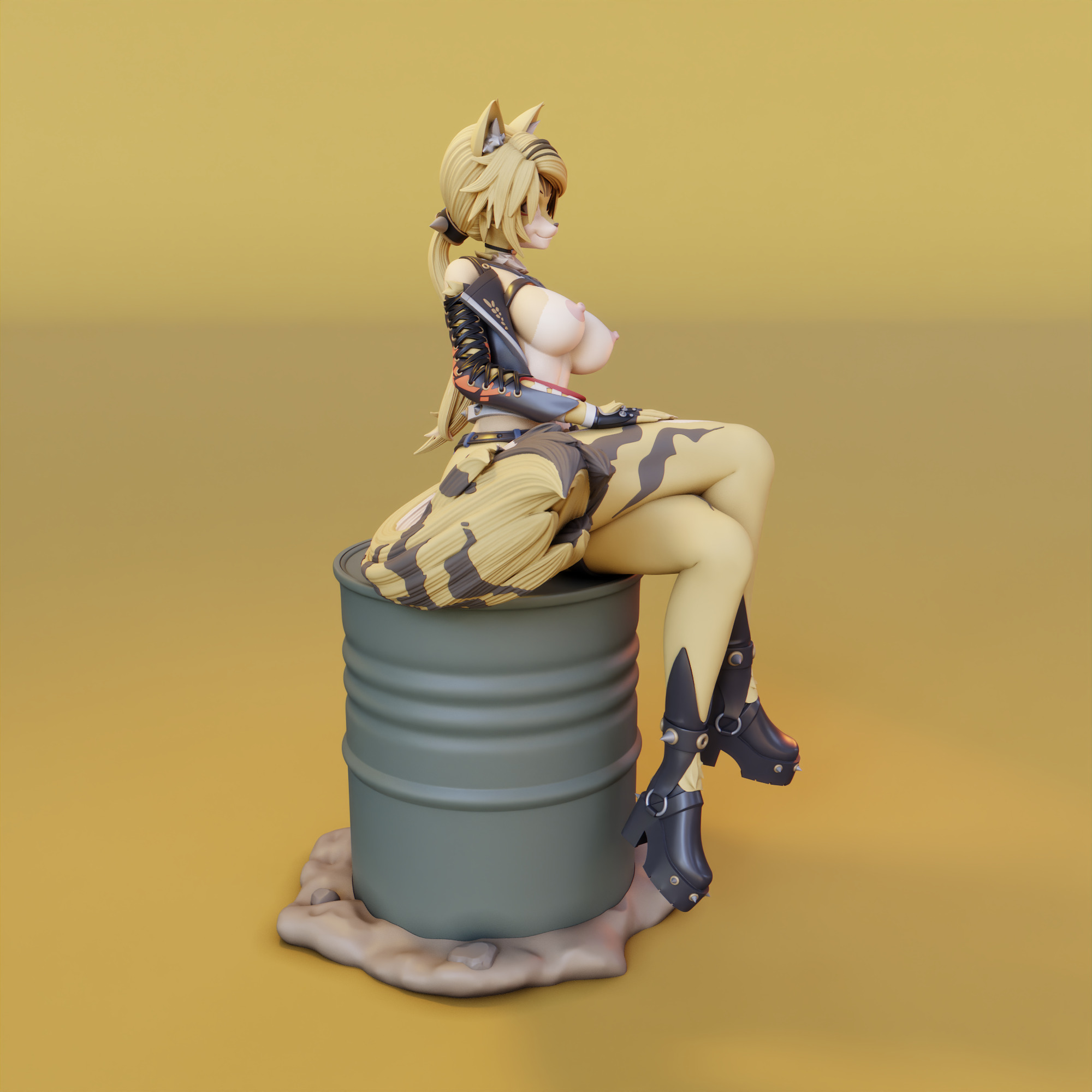 Pulchra from Zenless Zone Zero 3D print model_9