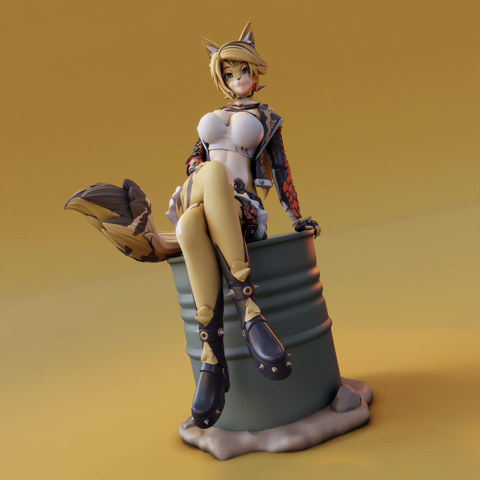 Pulchra from Zenless Zone Zero 3D print model_6