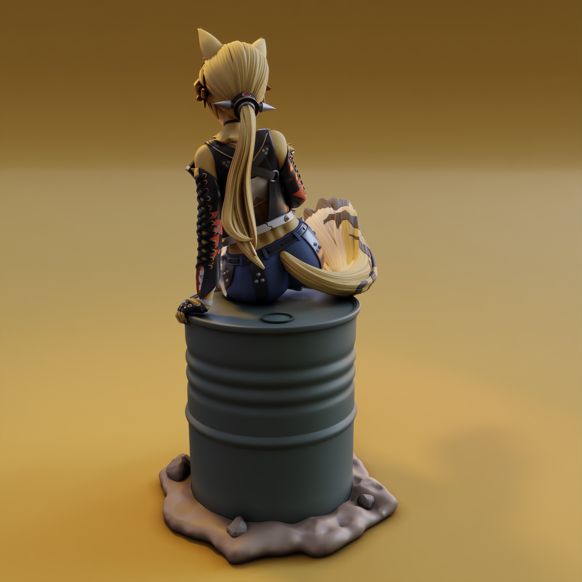 Pulchra from Zenless Zone Zero 3D print model_2