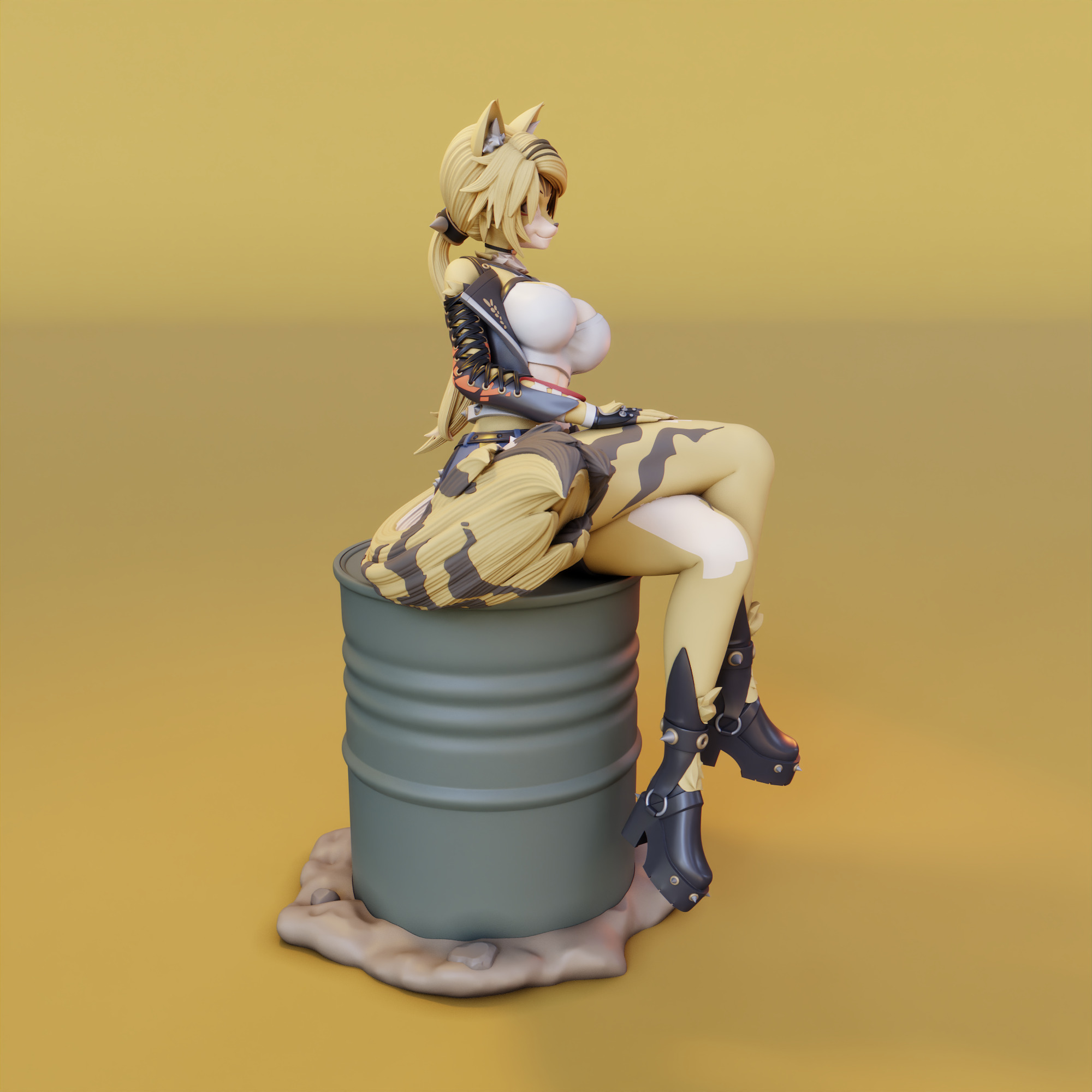 Pulchra from Zenless Zone Zero 3D print model_1