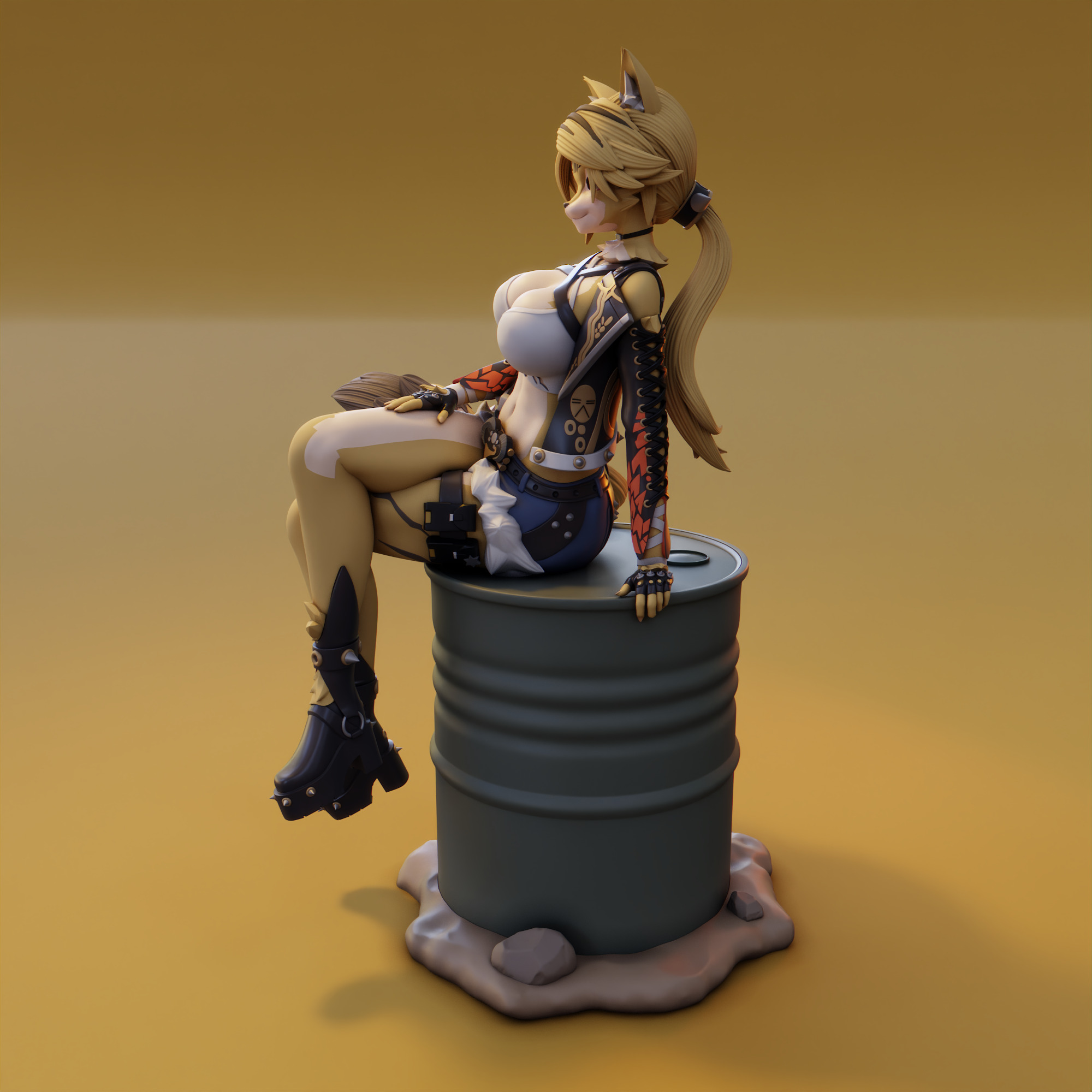 Pulchra from Zenless Zone Zero 3D print model_4