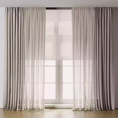 Linen Curtain - Roller bilnd collections 016 HBH