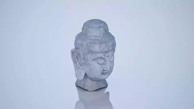 Stone Buddha head