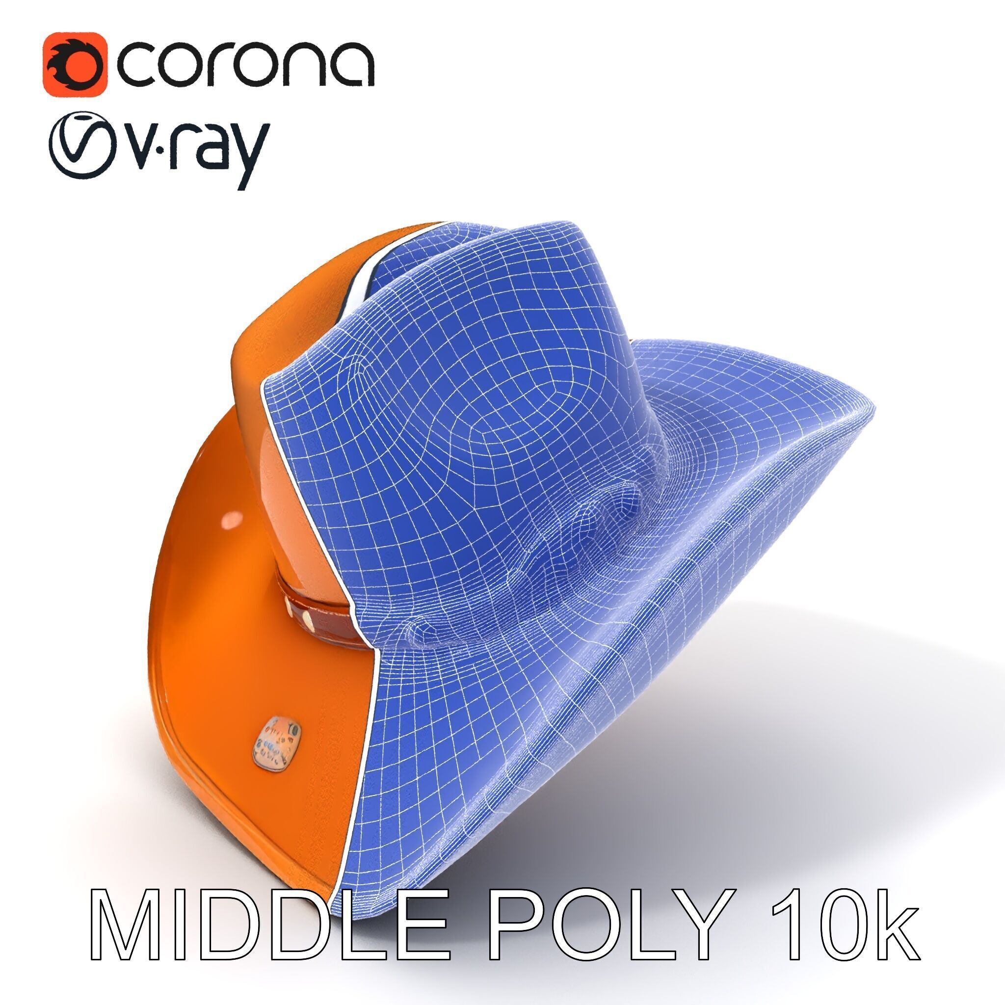 Cowboy Hat D Model Pack Low-poly 3D model_12