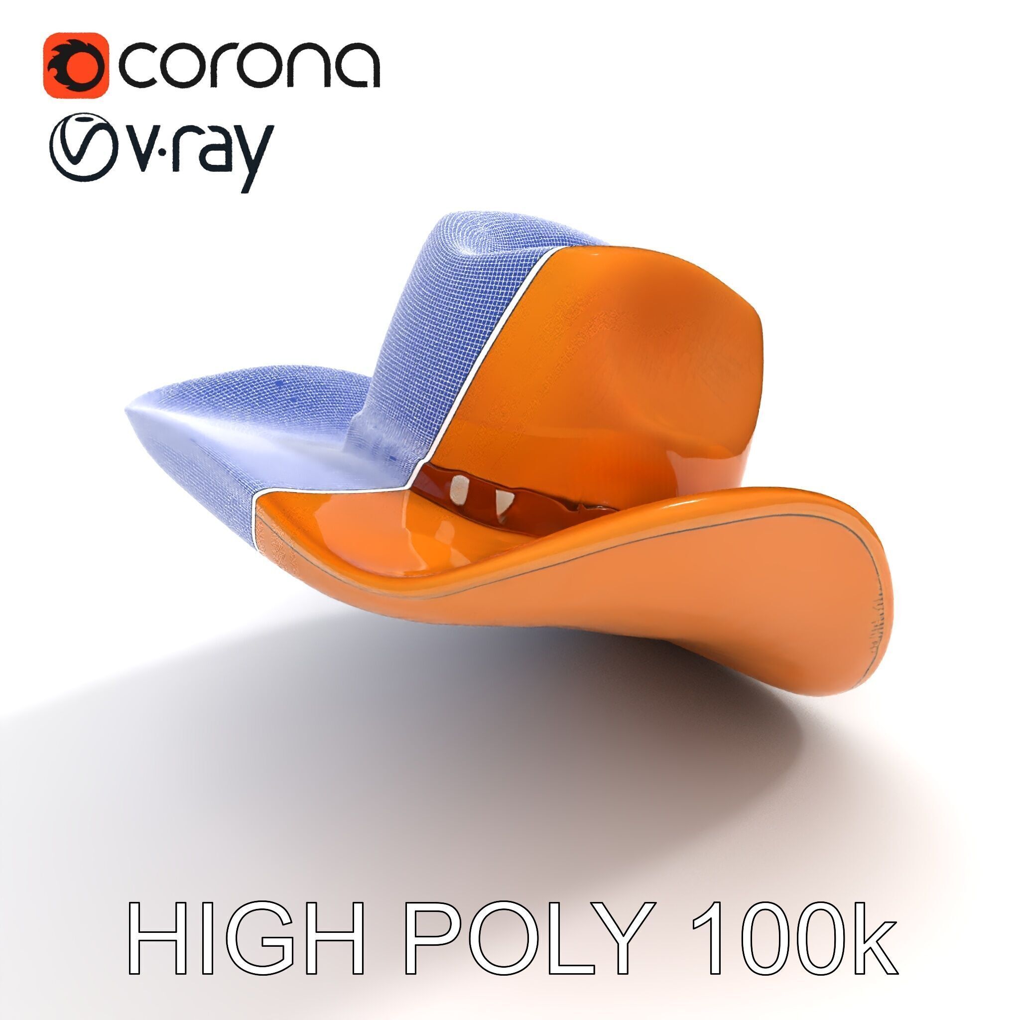 Cowboy Hat D Model Pack Low-poly 3D model_24