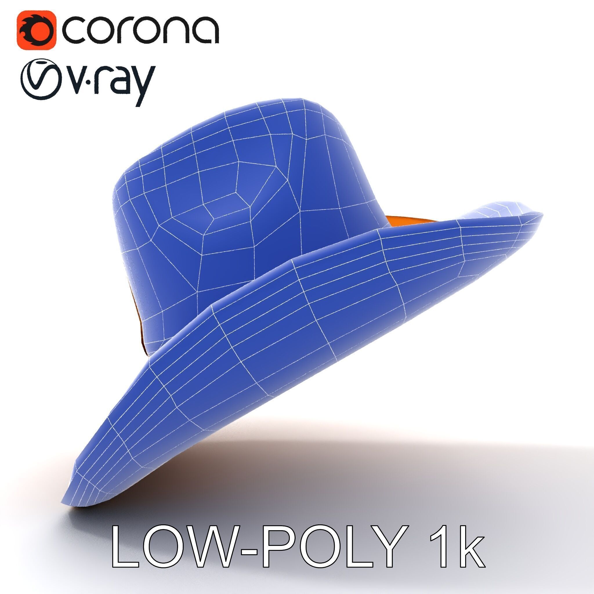 Cowboy Hat D Model Pack Low-poly 3D model_28