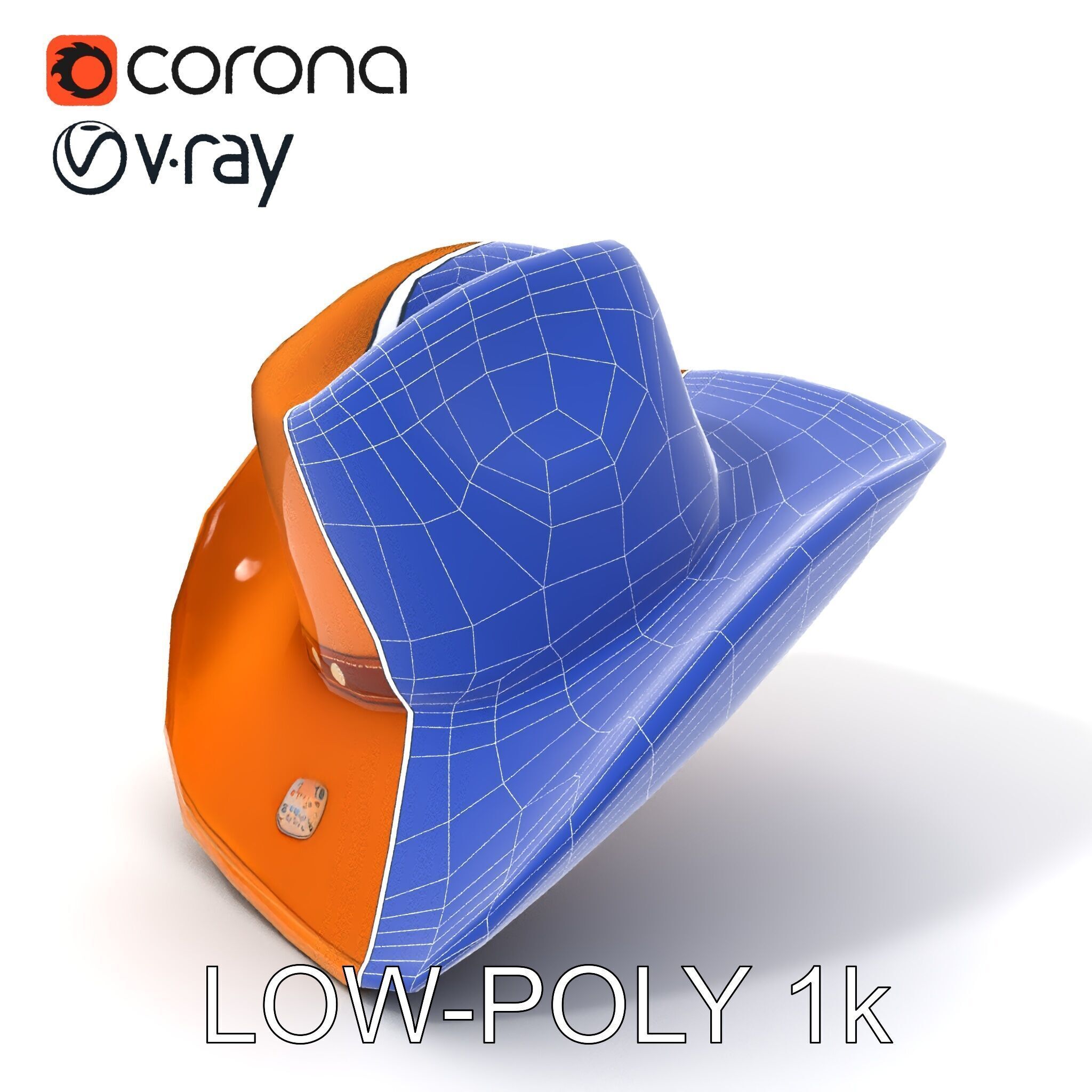 Cowboy Hat D Model Pack Low-poly 3D model_18