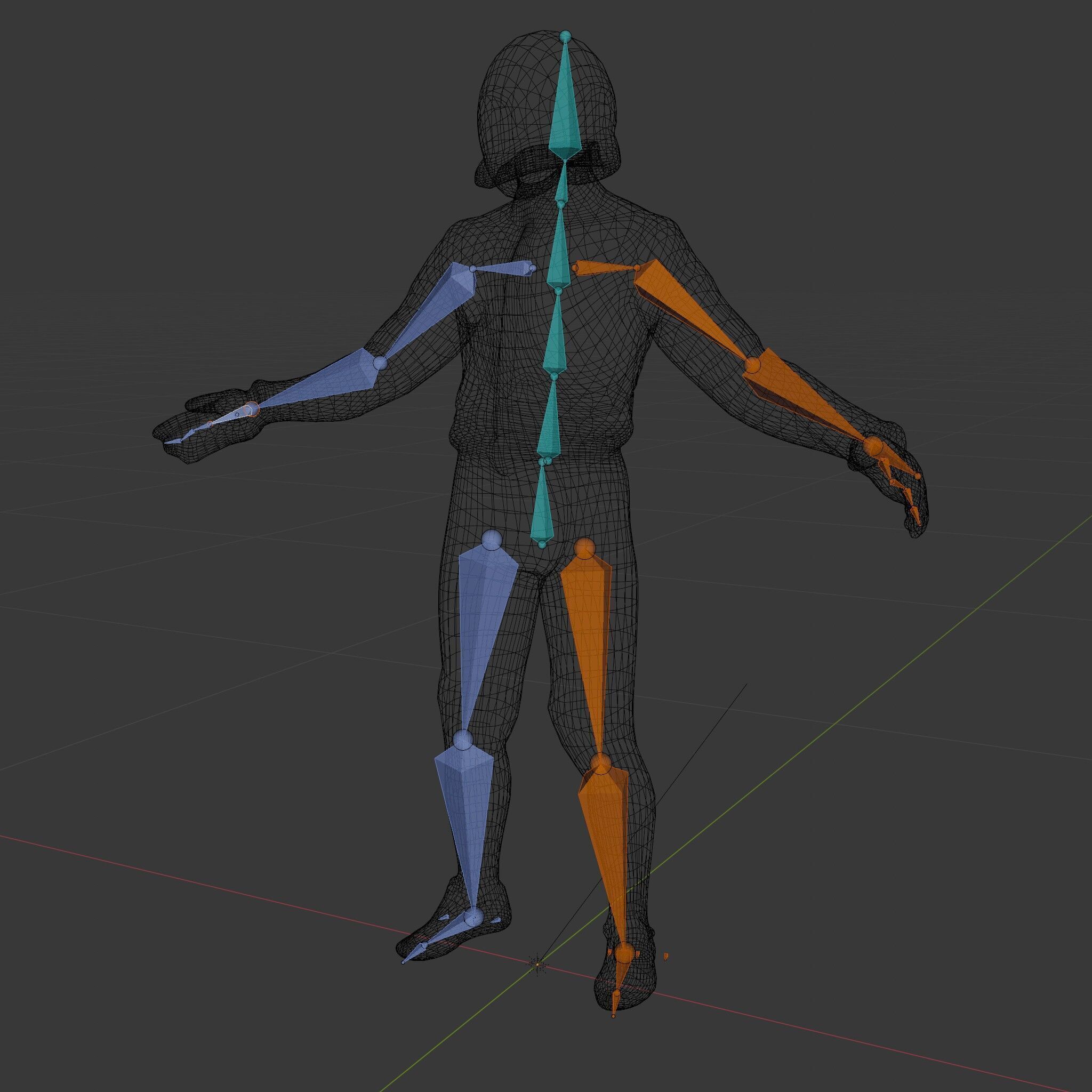 Futuristic Fencer  Detailed D Character Model with PBR Textures Low-poly 3D model_15