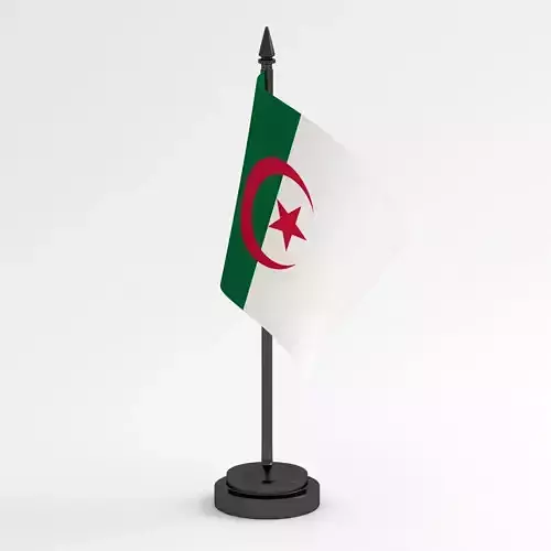 Table Flag Algeria 3D model