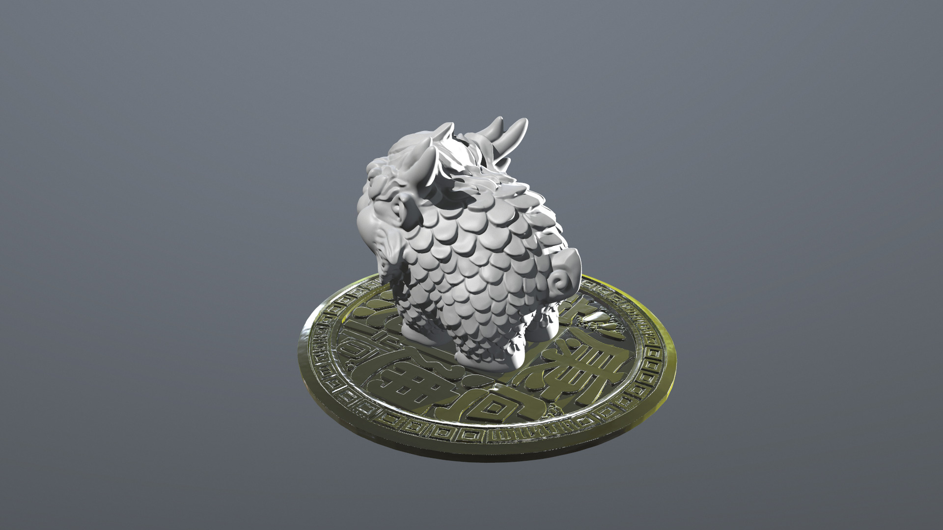 Dragon Mascot Collection 3D print model_12