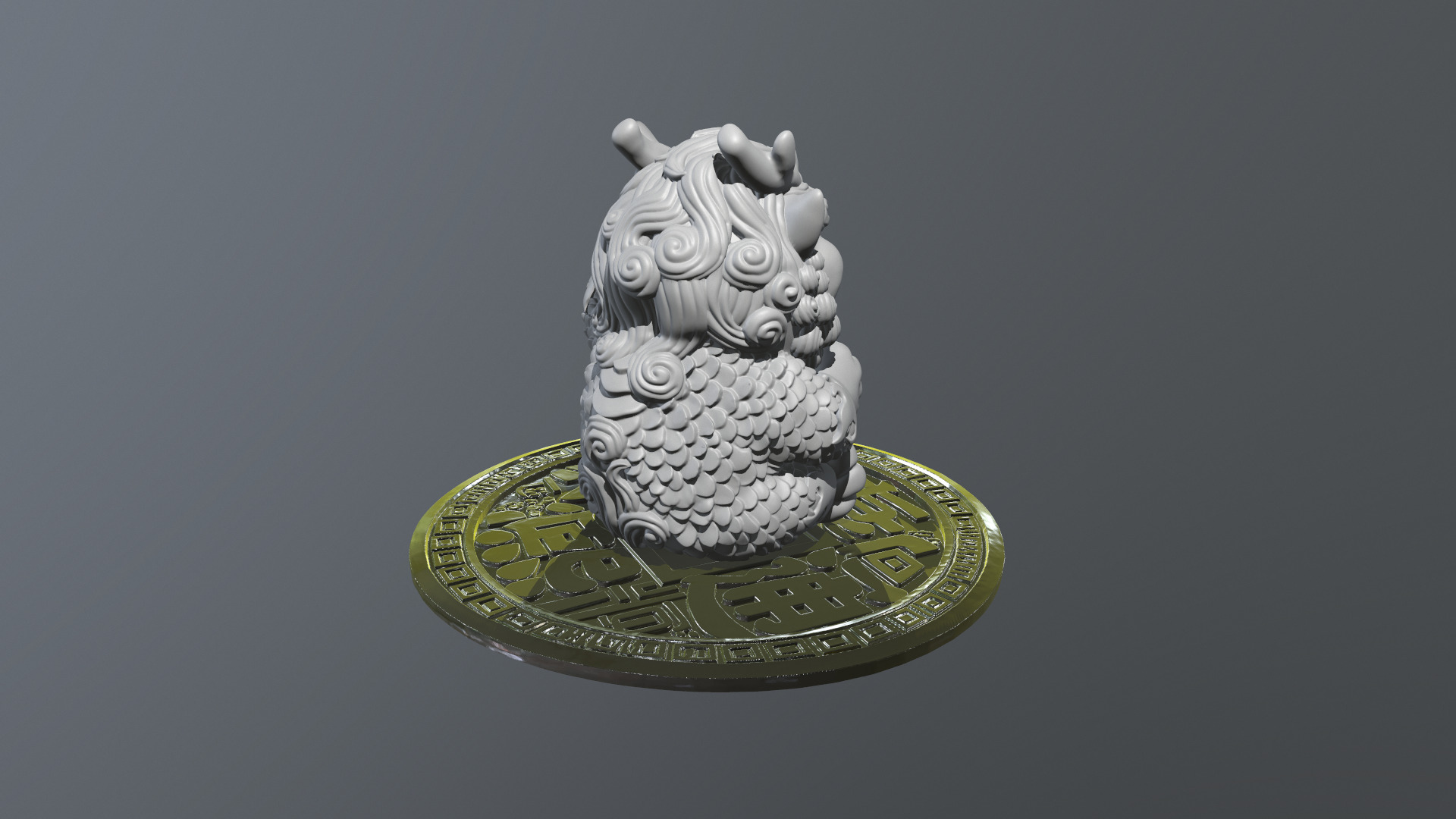 Dragon Mascot Collection 3D print model_9