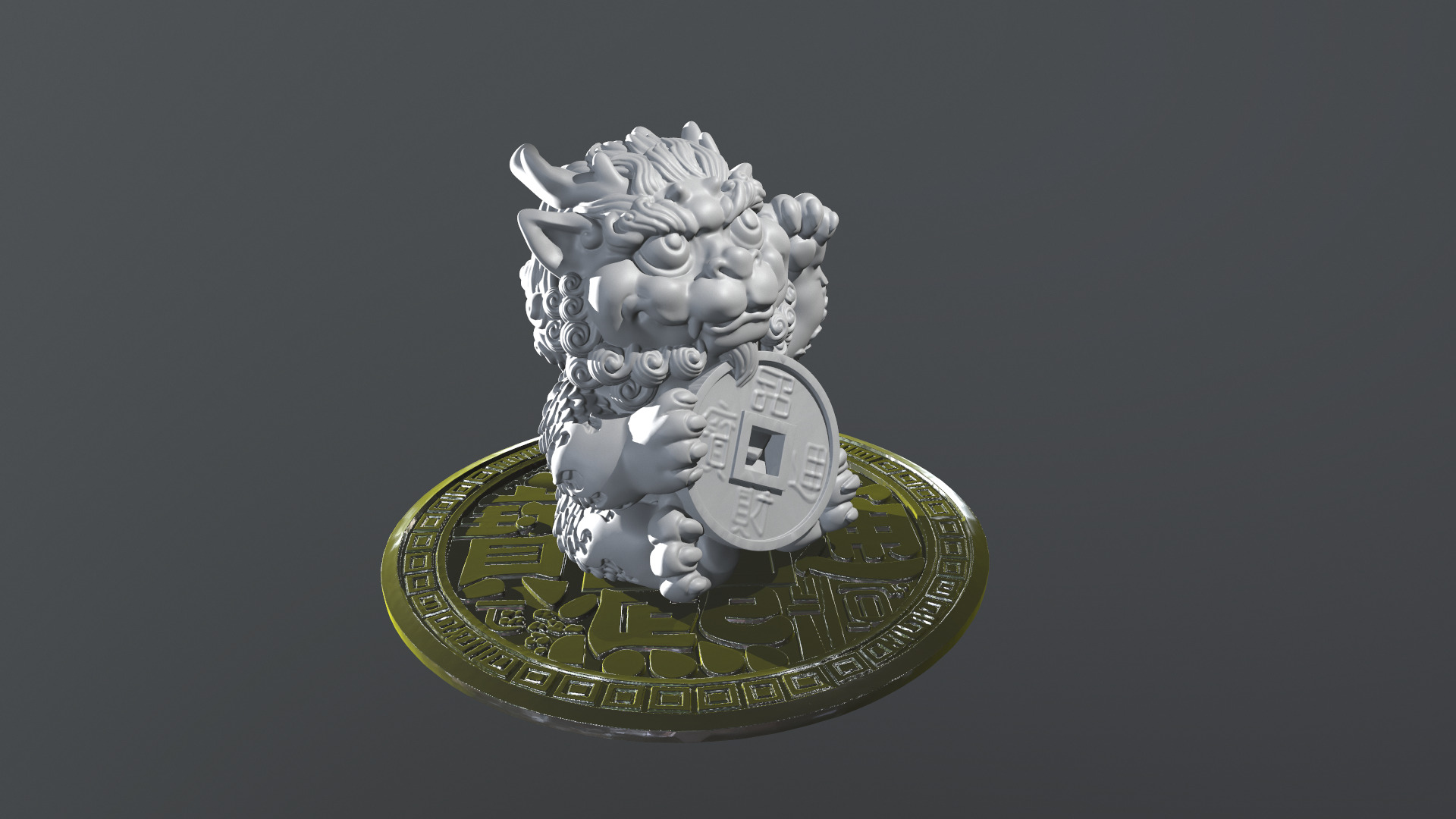 Dragon Mascot Collection 3D print model_7