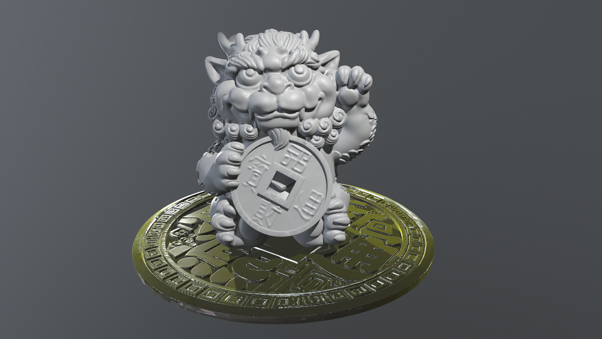 Dragon Mascot Collection 3D print model_5