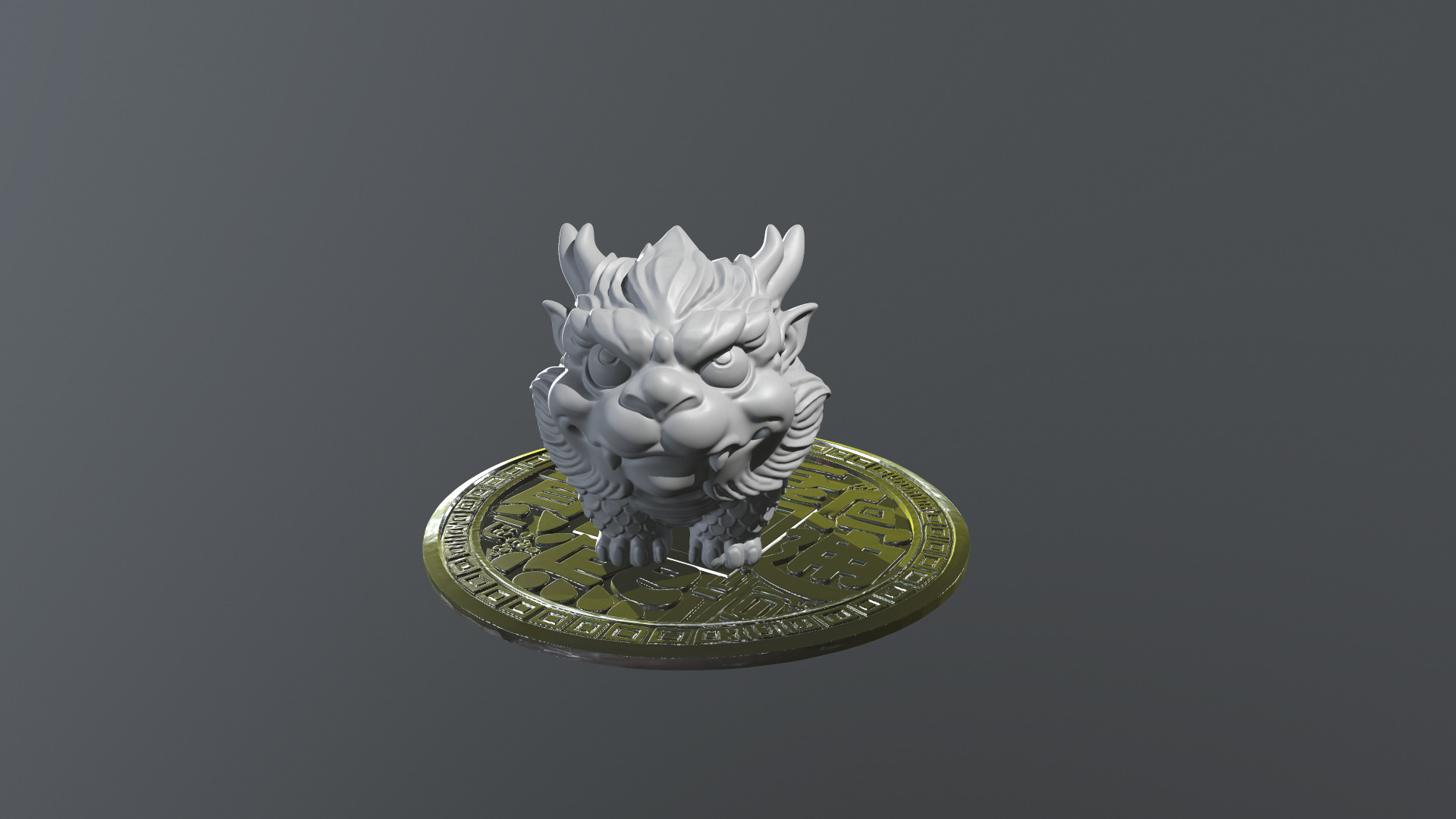 Dragon Mascot Collection 3D print model_13