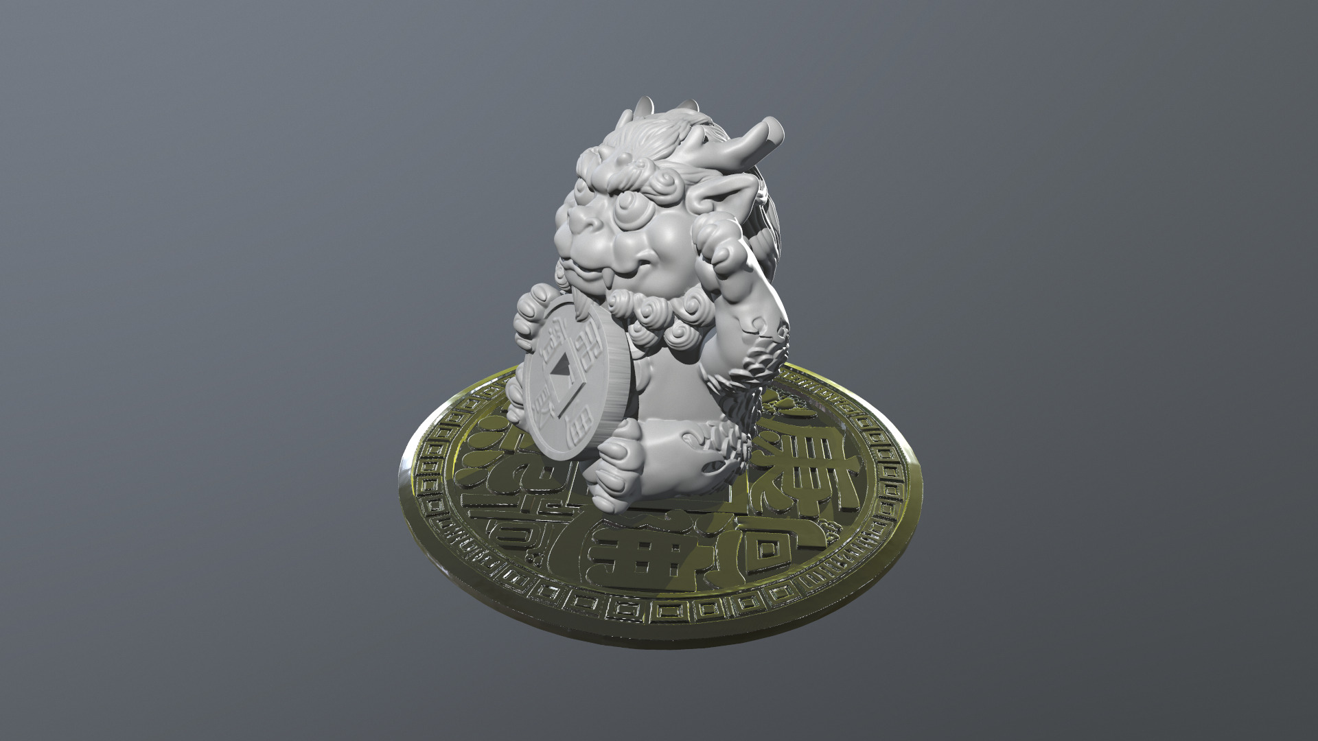 Dragon Mascot Collection 3D print model_8