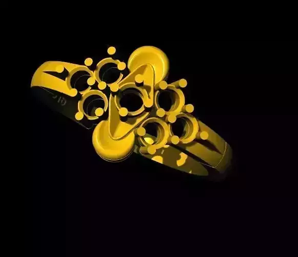 cluster ring 3dm file