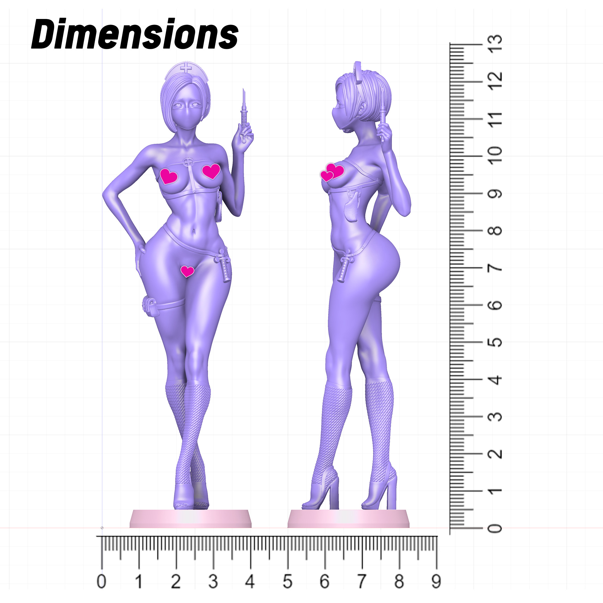 Sweet nurse - b 3D print model_15