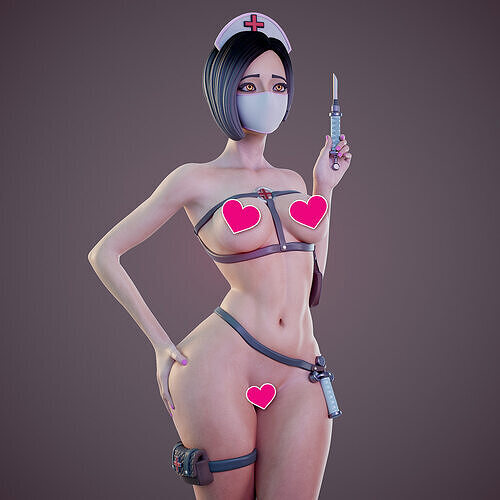 Sweet nurse - b 3D print model