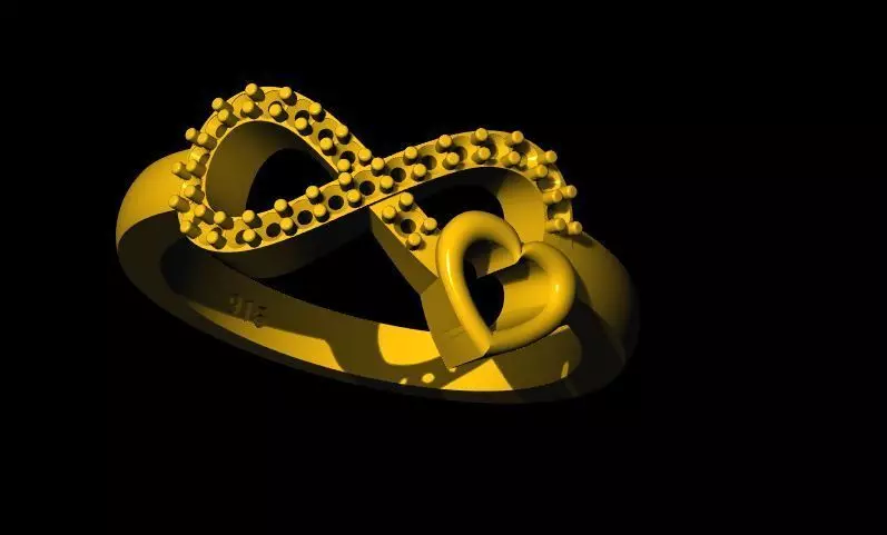 infinity ring 3dm file 3D print model_0