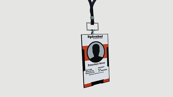 ID Card 3D model