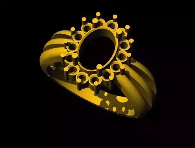 cluster ring 3dm file