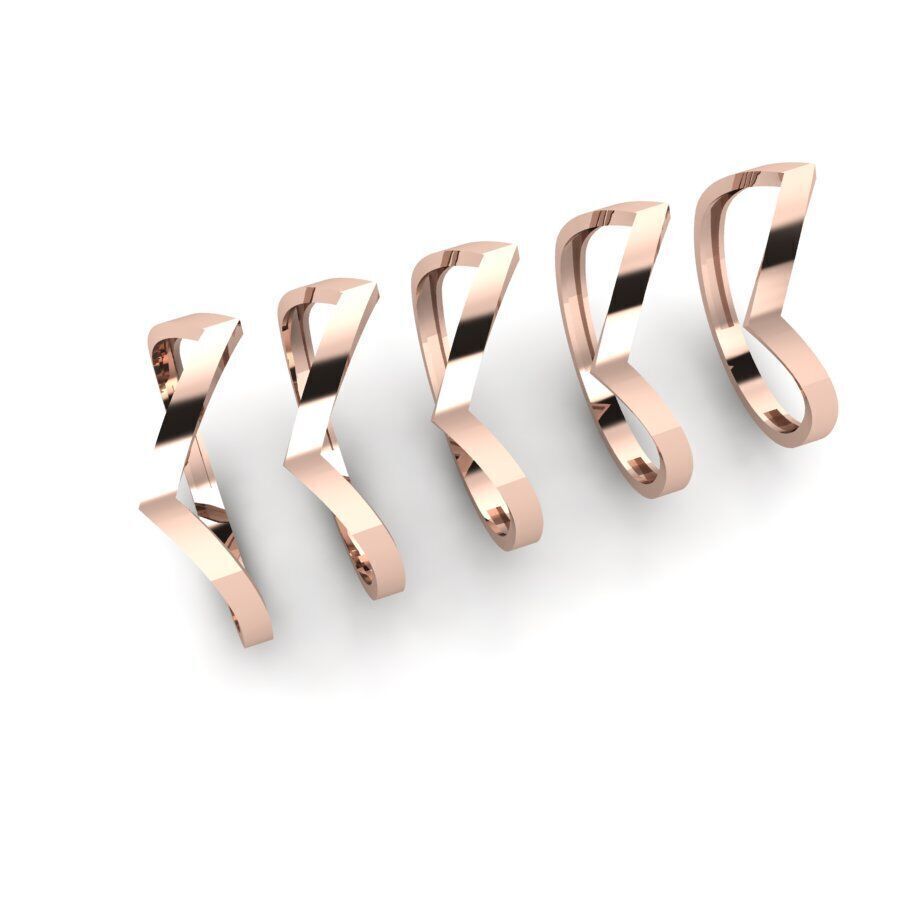 Gold Ring Jewelry  Ring stl 3dm 3dprintmodel 3D print model_3