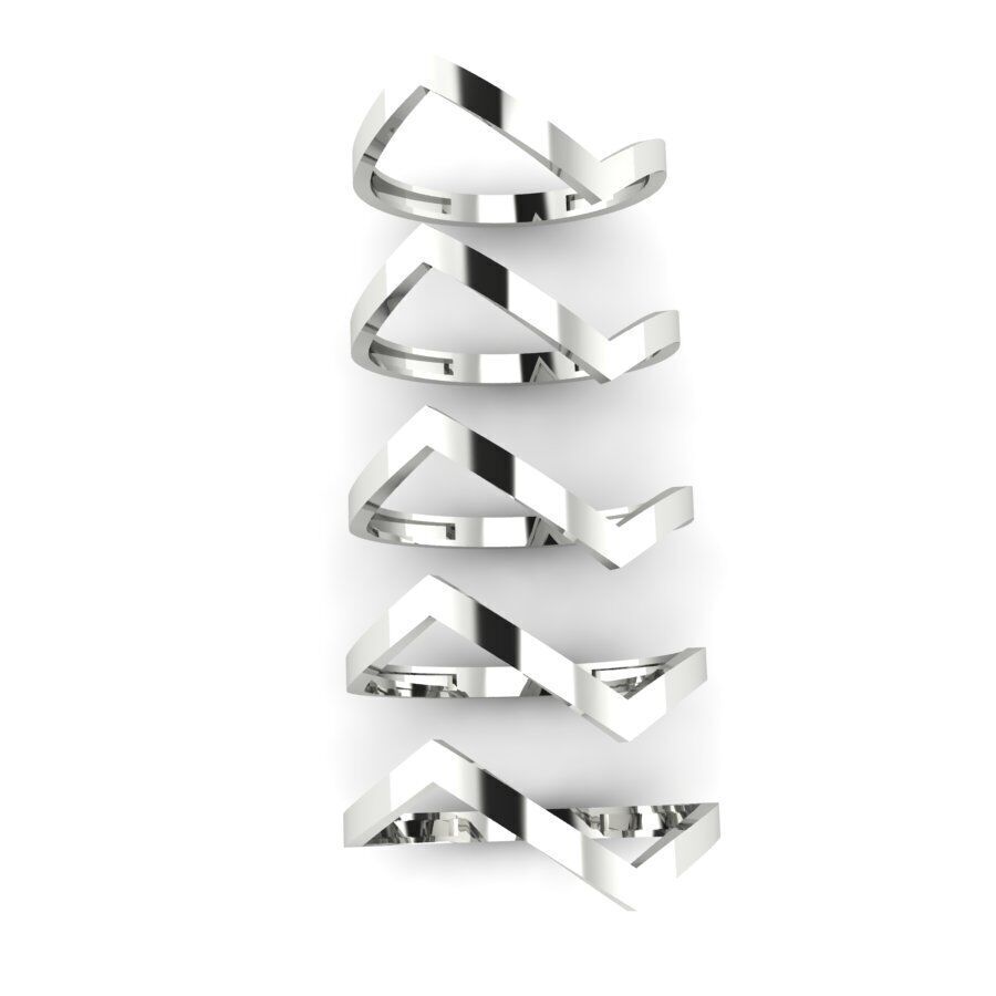 Gold Ring Jewelry  Ring stl 3dm 3dprintmodel 3D print model_5