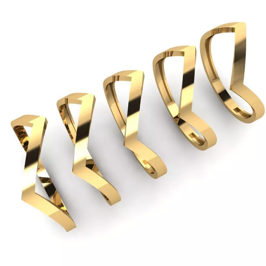 Gold Ring Jewelry  Ring stl 3dm 3dprintmodel 3D print model_0