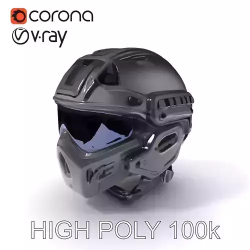 Tactical Combat Helmet D Model Pack