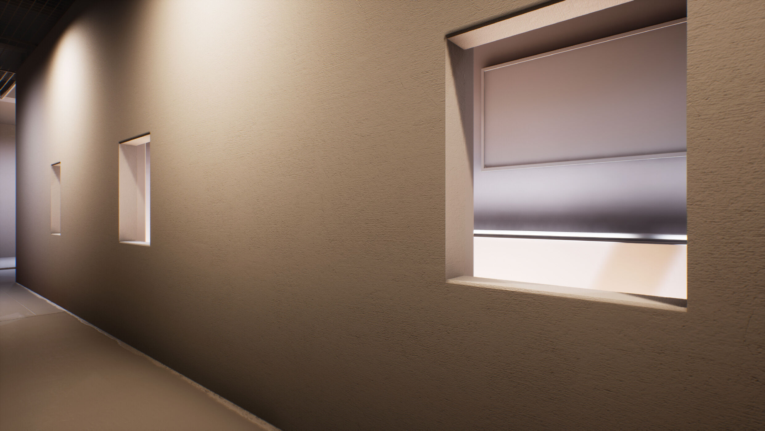 Twilight Courtyard Gallery Place 3D model_23