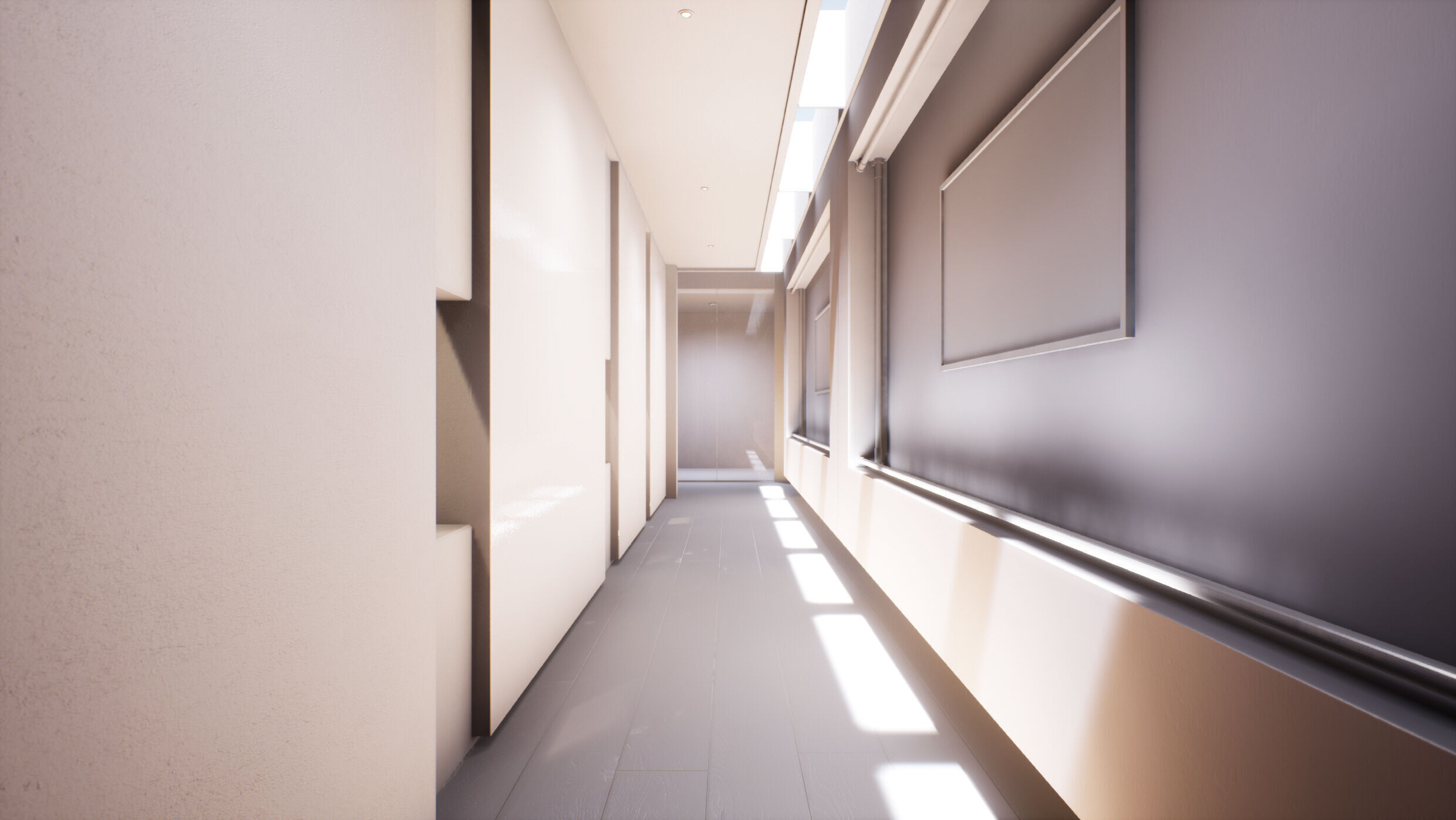 Twilight Courtyard Gallery Place 3D model_14