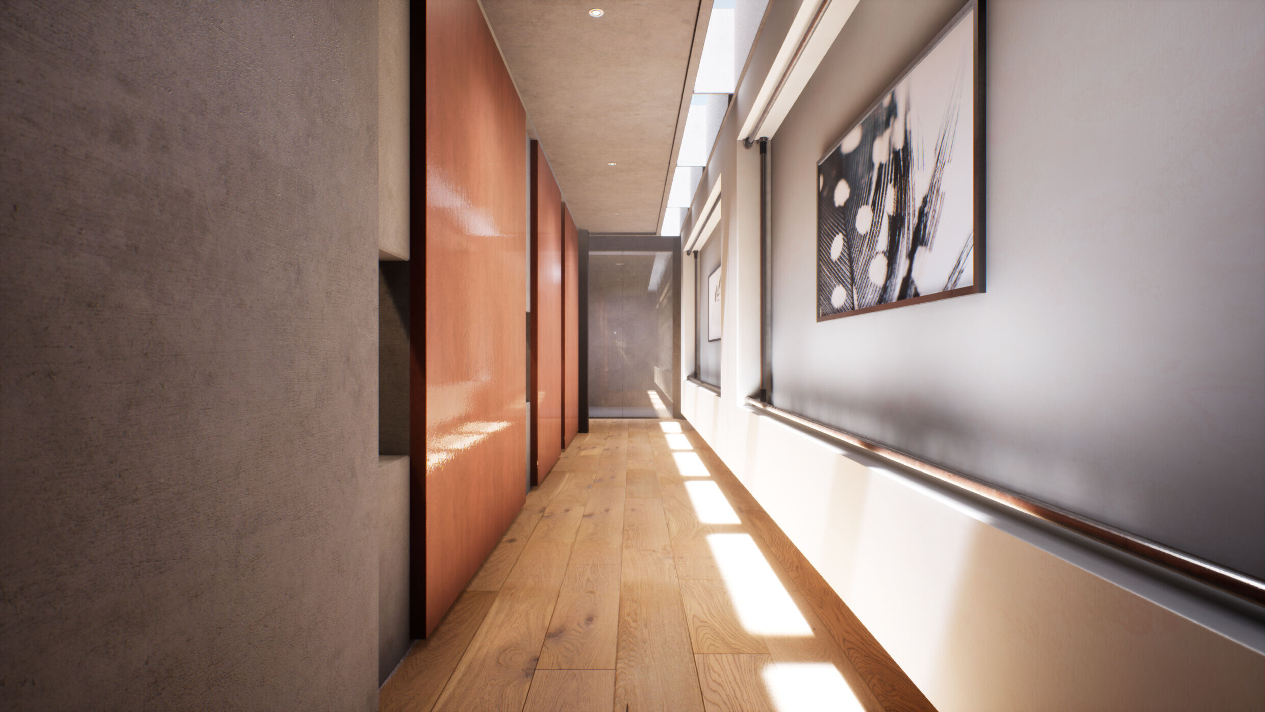 Twilight Courtyard Gallery Place 3D model_3