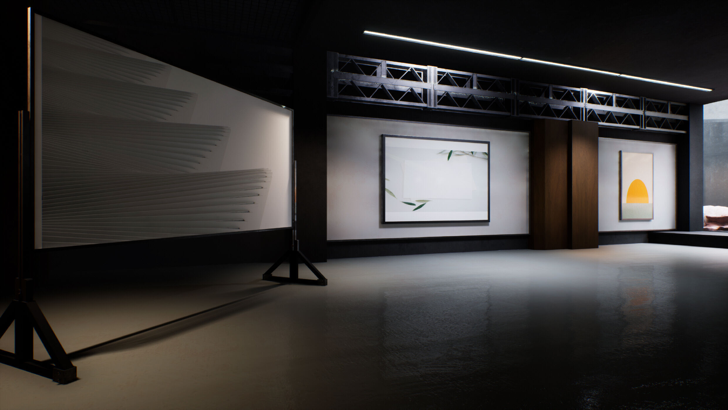 Twilight Courtyard Gallery Place 3D model_10