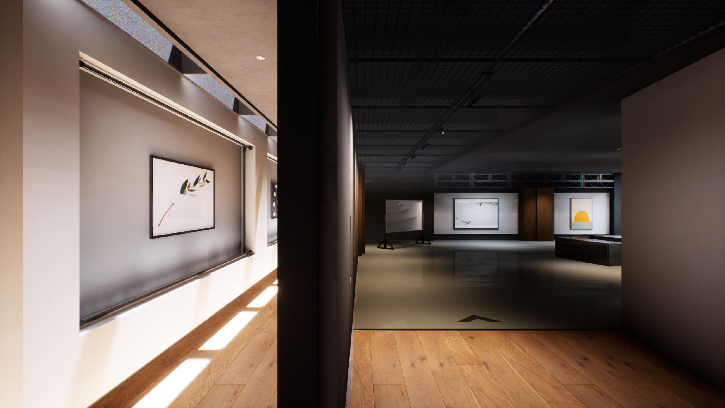 Twilight Courtyard Gallery Place 3D model_4