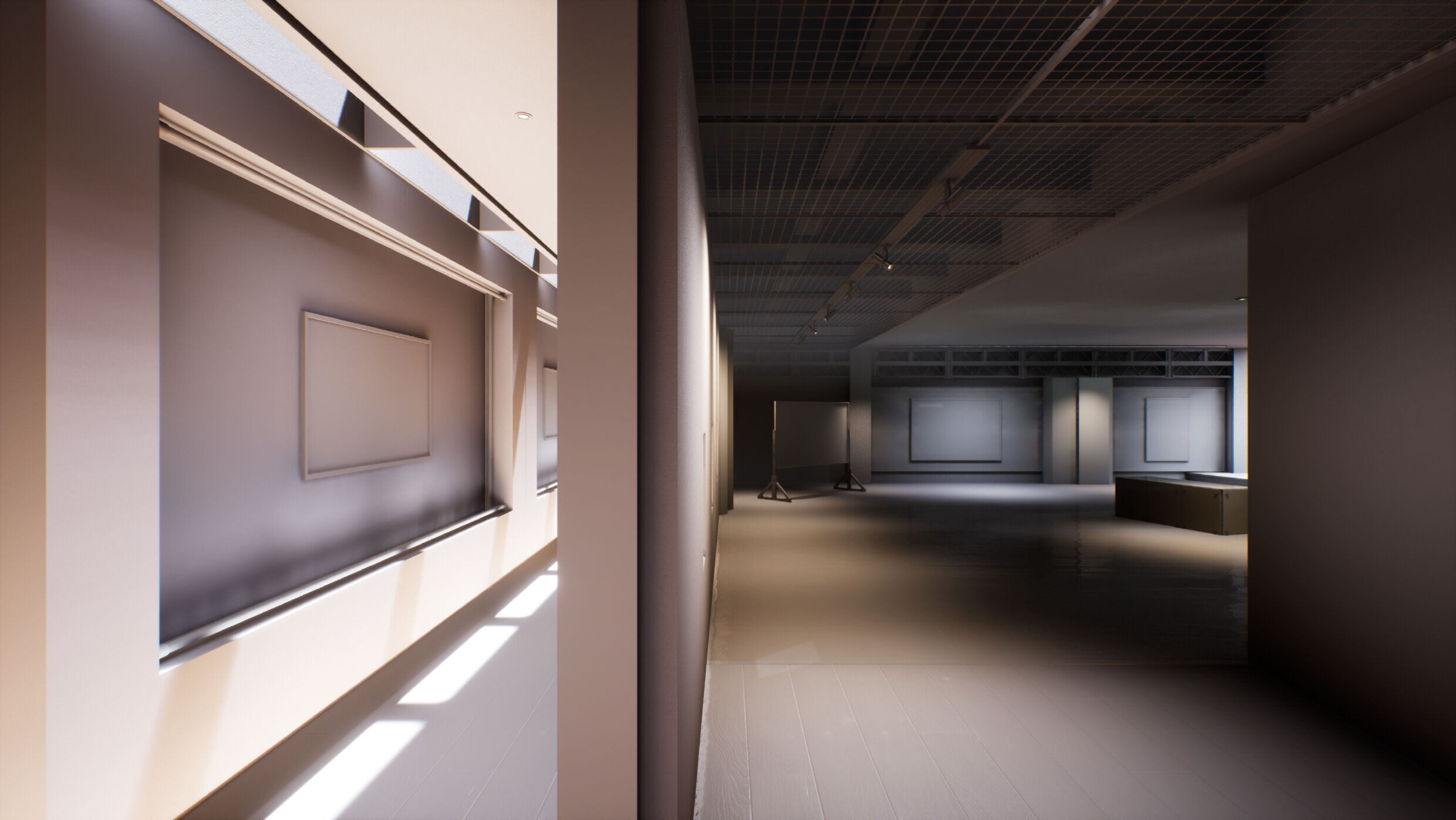 Twilight Courtyard Gallery Place 3D model_15