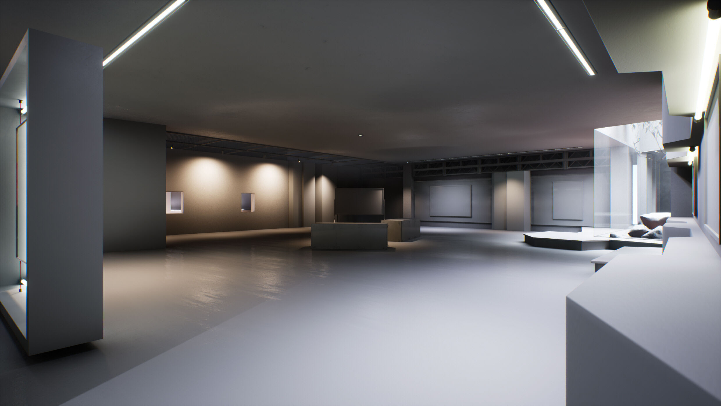 Twilight Courtyard Gallery Place 3D model_18