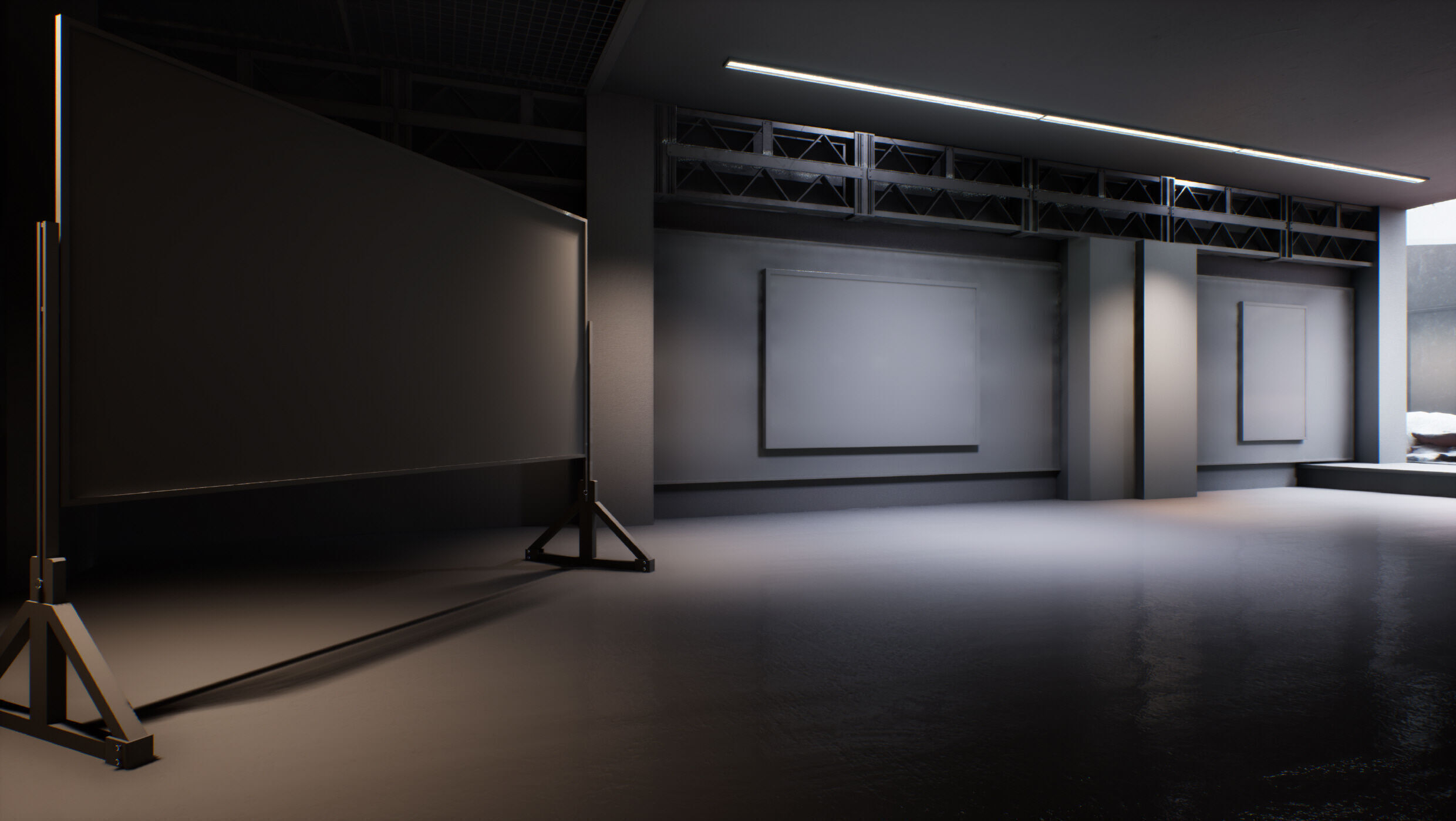 Twilight Courtyard Gallery Place 3D model_21