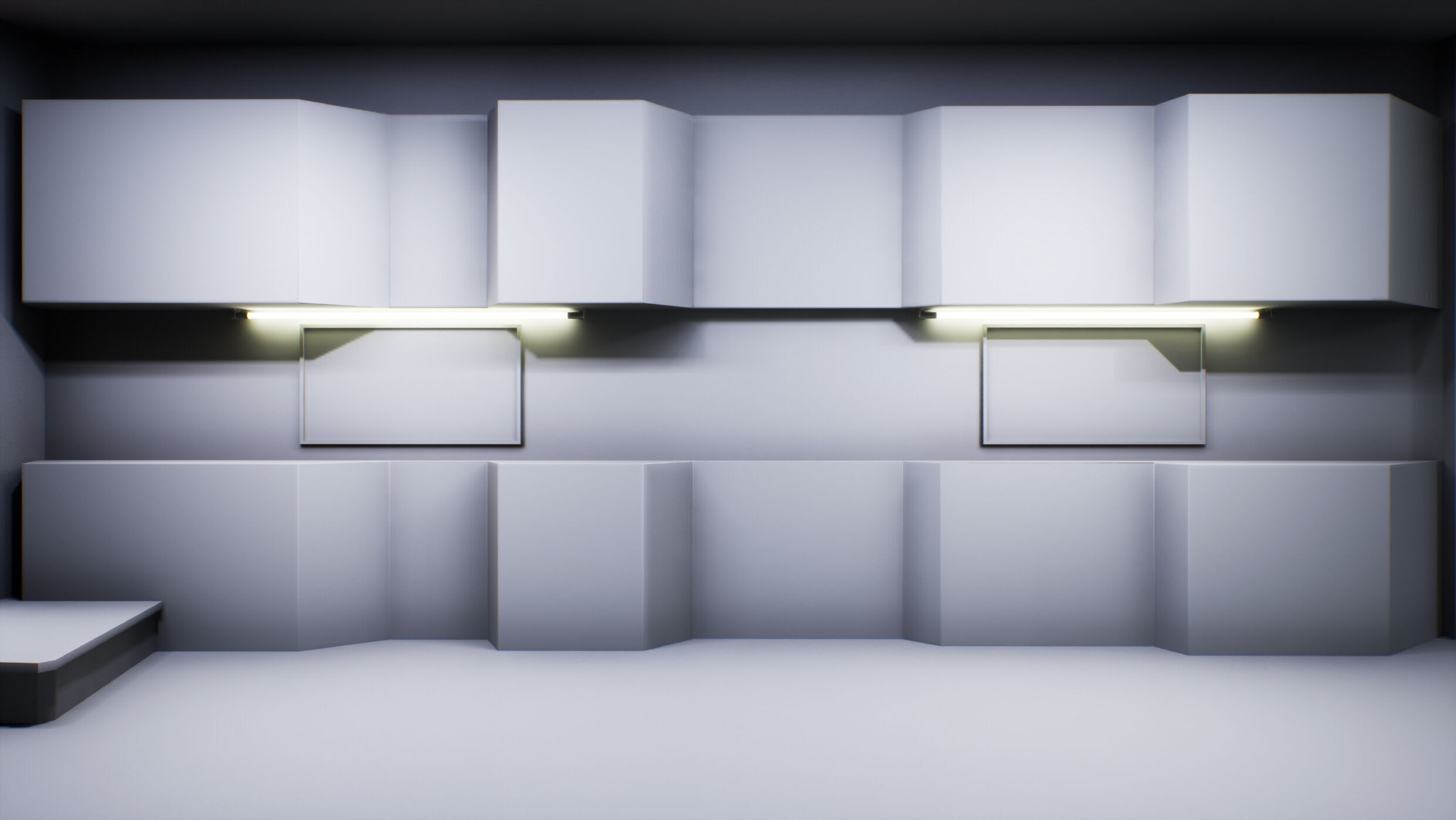 Twilight Courtyard Gallery Place 3D model_22