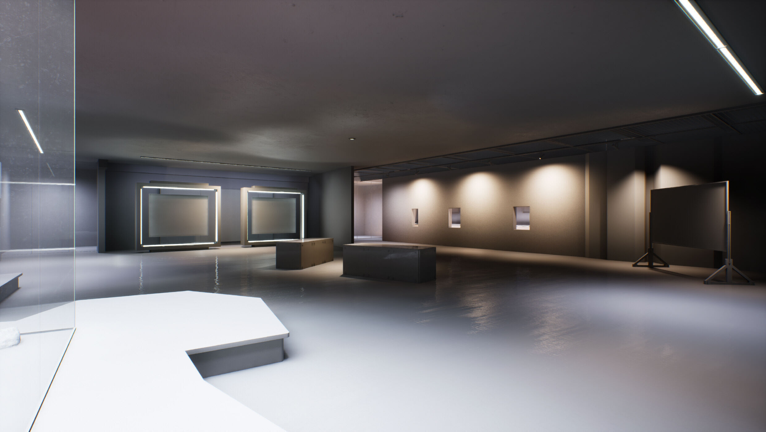 Twilight Courtyard Gallery Place 3D model_16