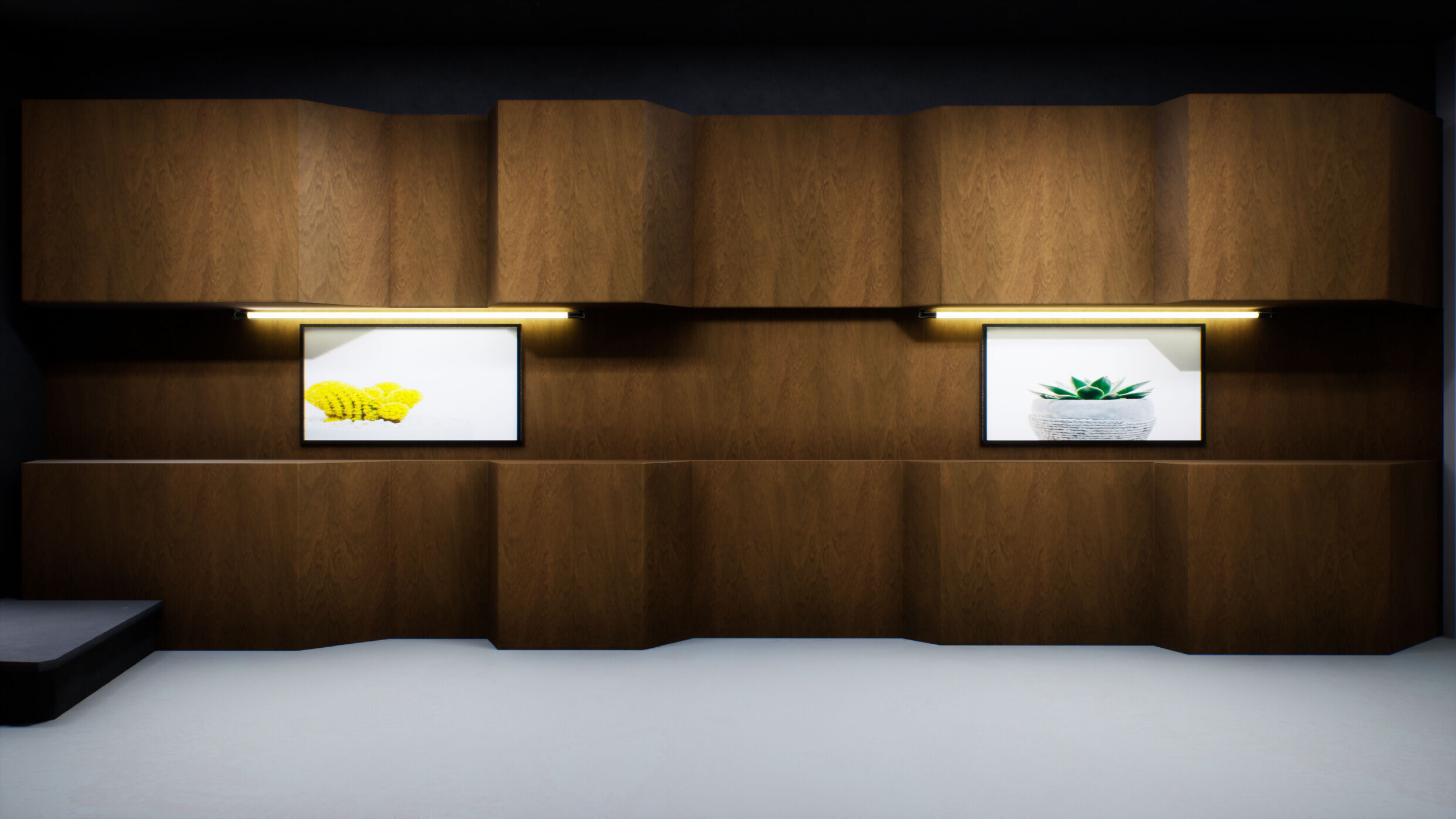 Twilight Courtyard Gallery Place 3D model_11