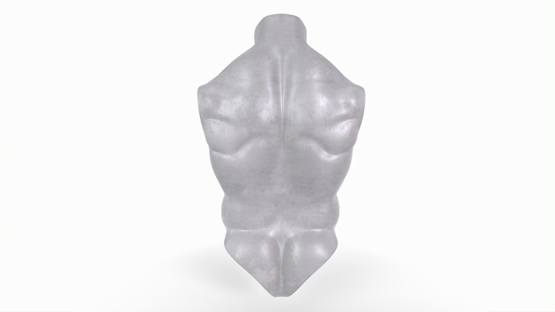 Male Torso Basemesh 3D print model_6