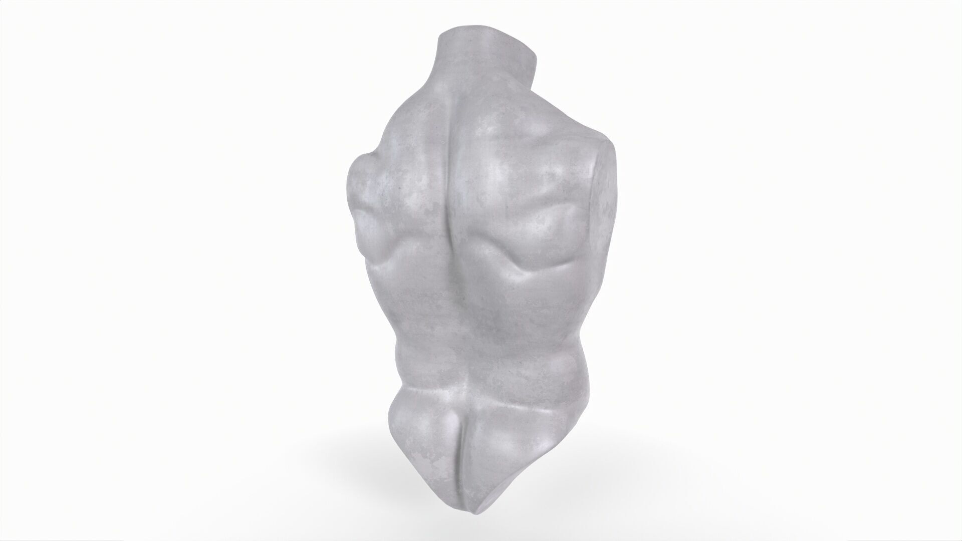Male Torso Basemesh 3D print model_5