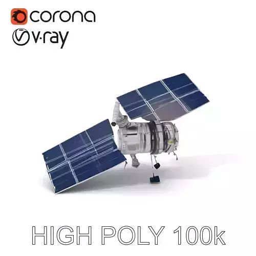 Realistic Satellite Model Pack with Detailed Textures