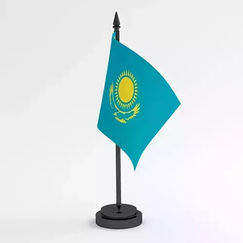 Table Flag Kazakhsta