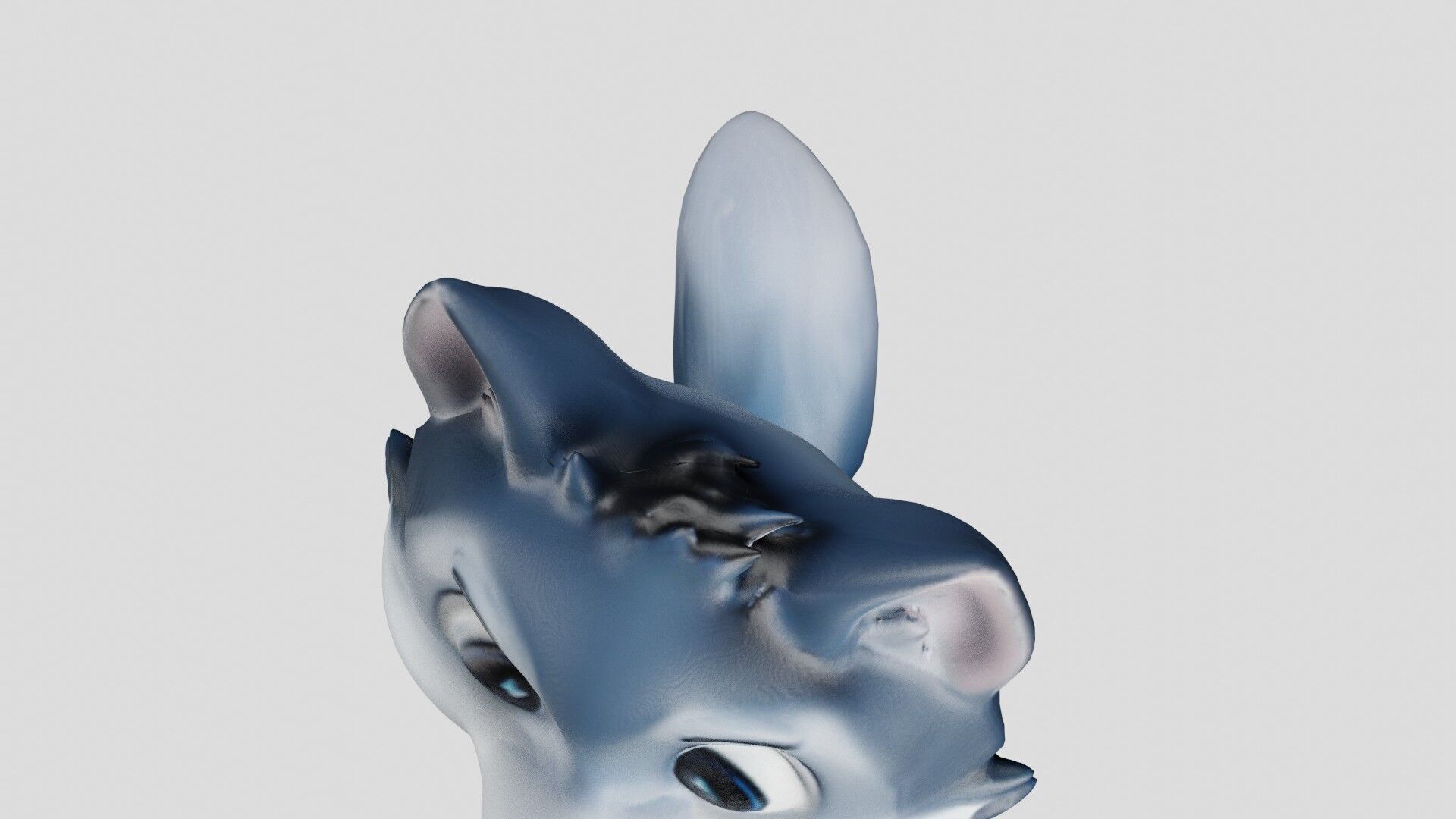 Cheeky Cartoon Fox Game Ready Stylized 3D Character Free low-poly 3D model_19