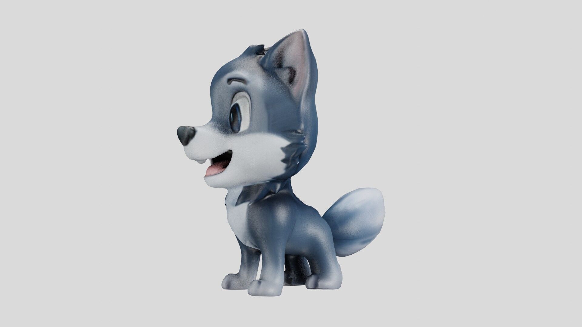 Cheeky Cartoon Fox Game Ready Stylized 3D Character Free low-poly 3D model_27