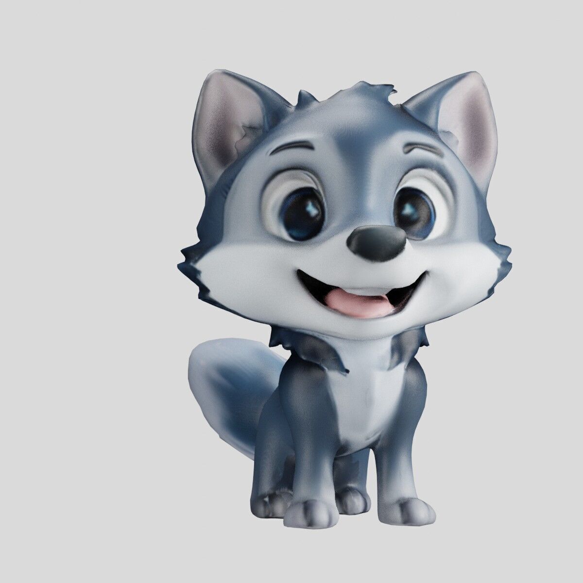 Cheeky Cartoon Fox Game Ready Stylized 3D Character Free low-poly 3D model_13