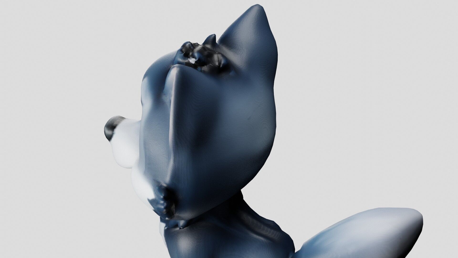 Cheeky Cartoon Fox Game Ready Stylized 3D Character Free low-poly 3D model_5