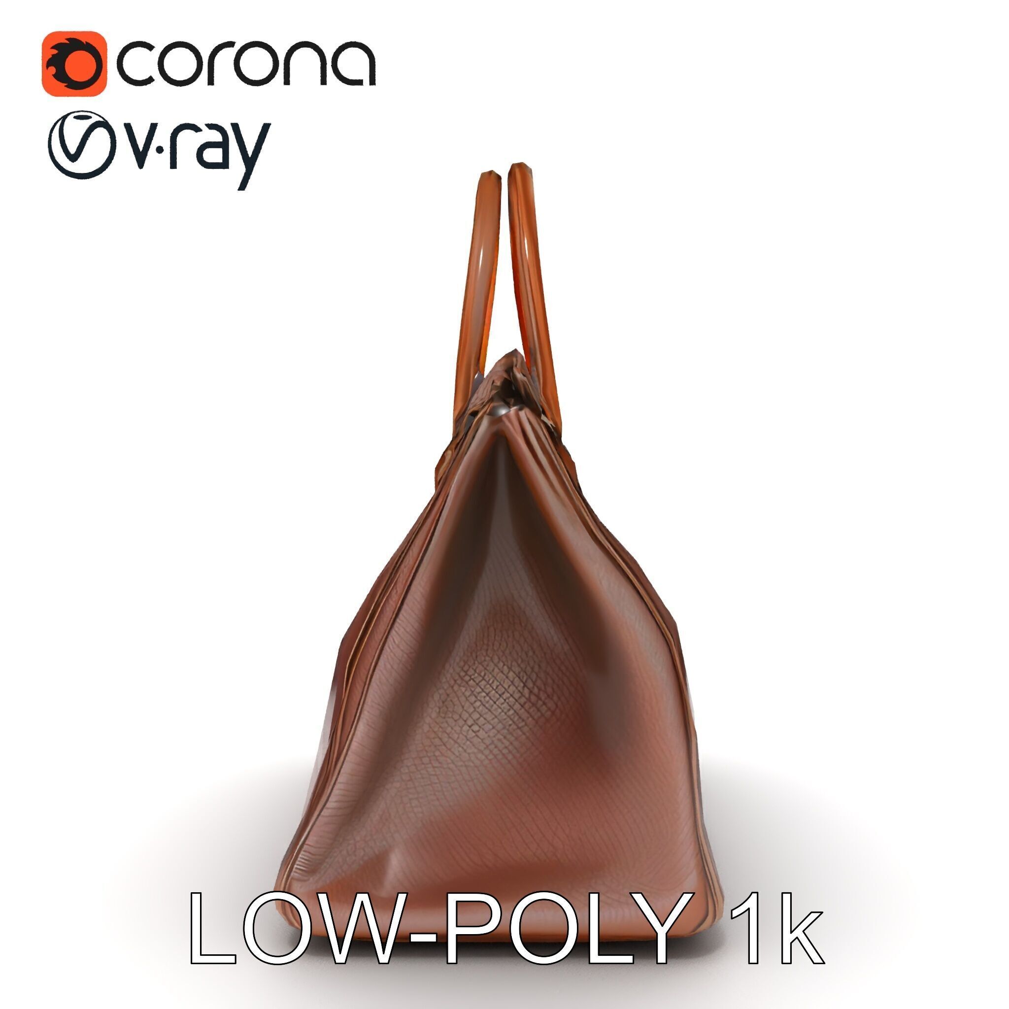 Luxury Handbag D Model Pack Low-poly 3D model_31